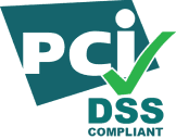 Every transaction is processed with PCI DSS-compliant systems.